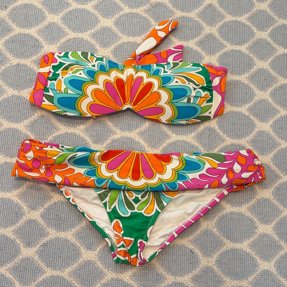 Trina Turk Multicolor Floral Bikini